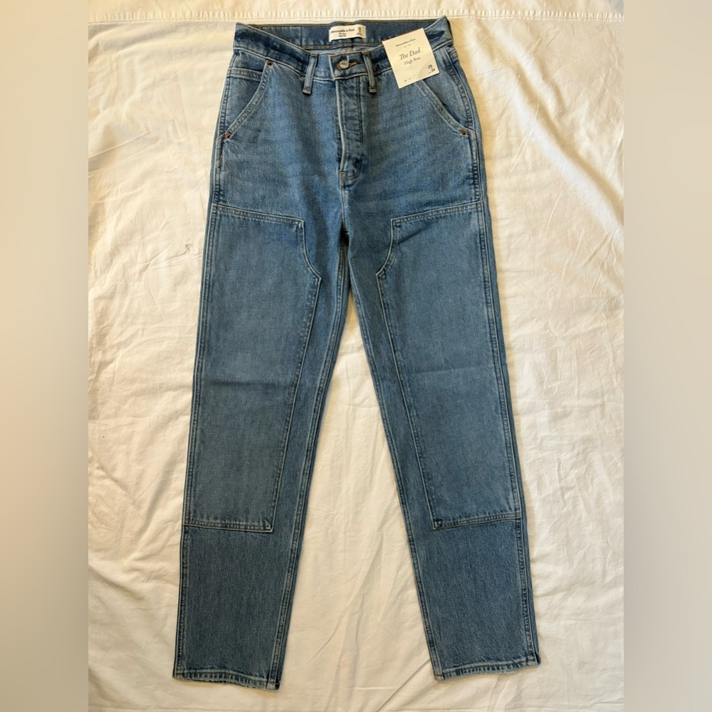 Abercrombie & Fitch High Rise Carpenter Dad Jean